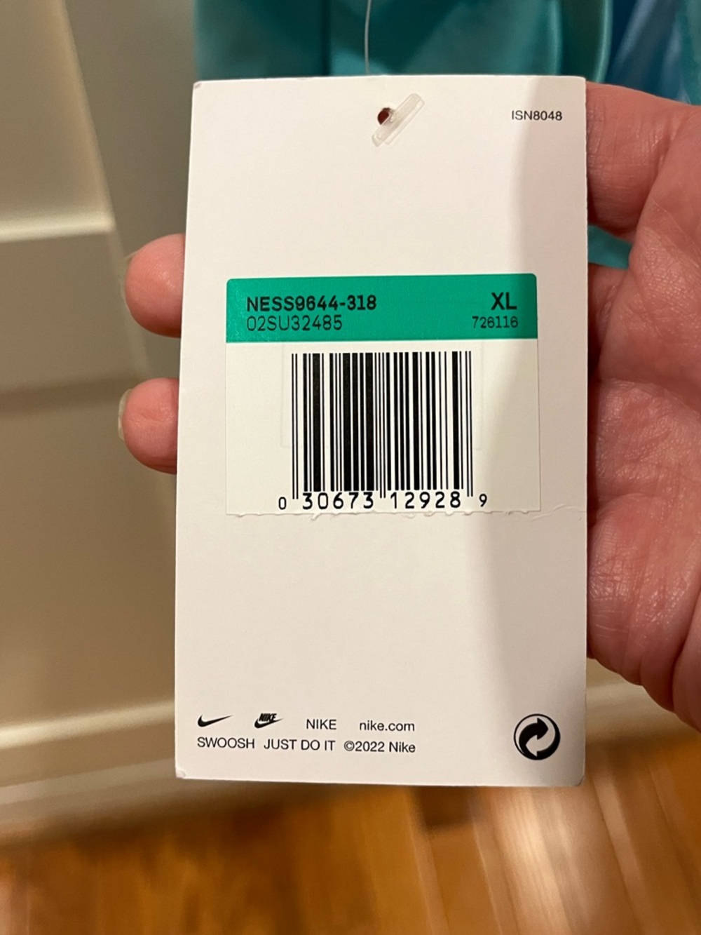Nike girls razorback swim XL in teal and pink, NWT - Picture 9 of 13